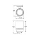 Стакан для ванной комнаты Haiba HB8706, черный
