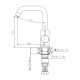 Смеситель для кухни Haiba HB72304-4, сталь
