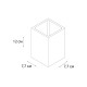 Стакан для ванной комнаты FIXSEN BLANCO FX-201-3, белый