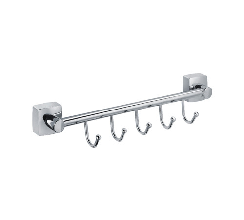 Планка с пятью крючками FIXSEN KVADRO FX-61305B-5, хром