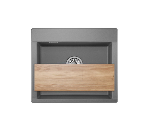 Кухонная мойка Granula 5804, ГРАФИТ