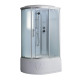 Душевая кабина Timo Standart Silver Fabric T-6610SR, 110x85x220
