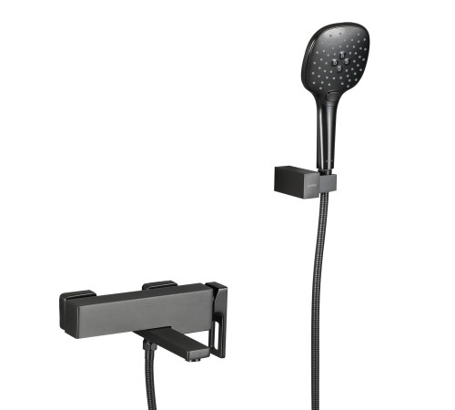 Смеситель для ванны GAPPO G3217-9, оружейная сталь