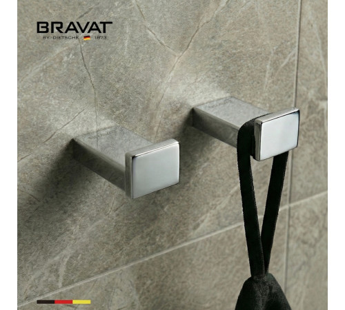 Крючок для ванной комнаты BRAVAT D7357C-SW, хром