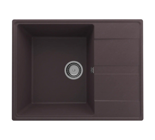 Кухонная мойка Ulgran Quartz Prima 650-06, трюфель