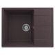 Кухонная мойка Ulgran Quartz Prima 650-06, трюфель