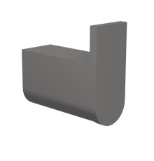 Крючок для ванной комнаты Knotlor RH102GM, оружейная сталь