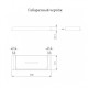 Полка Grocenberg AC0086BG, графит