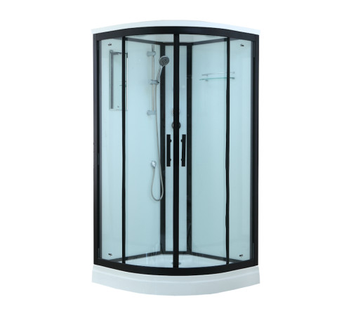 Душевая кабина Timo Standart Black T-6609B, 90x90x220