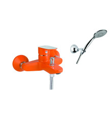 Смеситель для ванны Fiore KEVON CHIC 81OX8150, хром/оранжевый