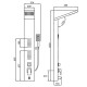 Душевая панель Frap F24005-6, черный