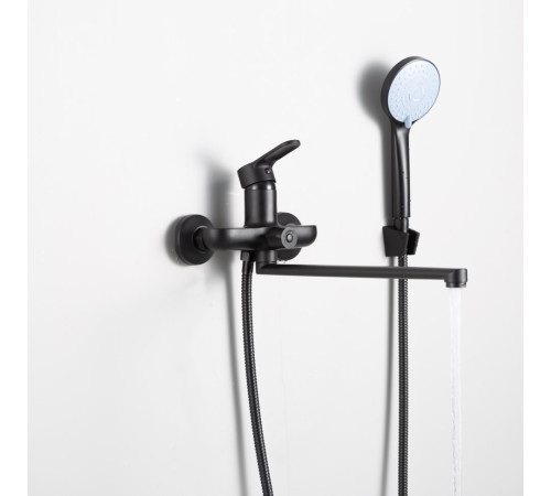 Смеситель для ванны FRUD R22157-6, черный