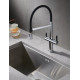 Смеситель для кухни с подключением фильтра для воды Rose R458, хром
