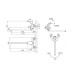 Смеситель для ванны Bravat Eler F6191238CP-01L-RUS, хром