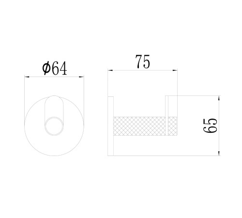 Крючок для ванной комнаты Savol S-002153C, матовое золото