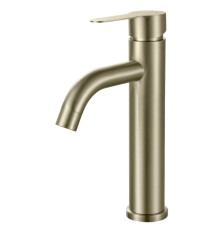 Смеситель для раковины Fmark FS8211C, матовое золото