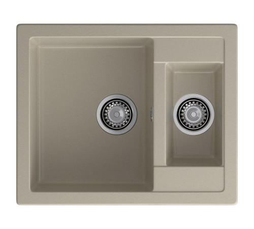 Кухонная мойка GranFest QUADRO 610K, топаз