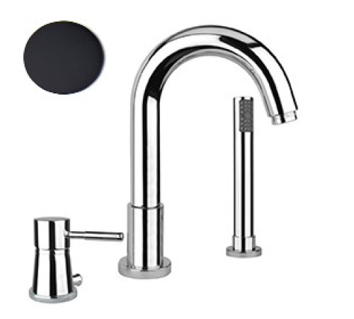 Смеситель на борт ванны Fiore XENON 44NN5155, черный