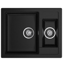Кухонная мойка GranFest QUADRO 610K, черный
