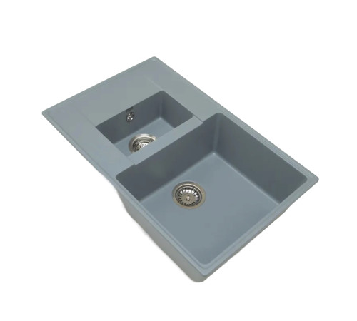 Кухонная мойка Grandex Aqua Topline 600112, серый