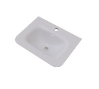 Раковина встраиваемая Knotlor ЦВЕТЕНИЕ FWB310600WY, матовый белый, 60 см