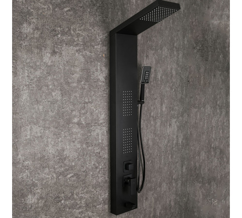 Душевая панель Frap F24005-6, черный