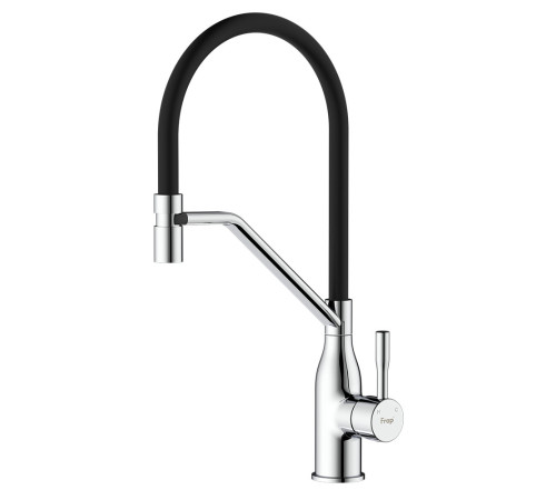 Смеситель для кухни с гибким изливом и режимом душ FRAP F4497, хром
