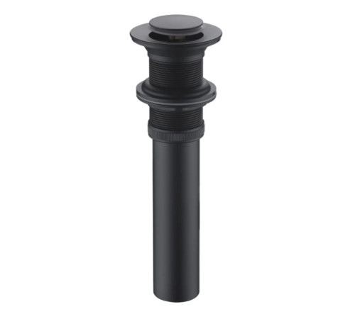 Донный клапан Bravat P6443BW-ENG, черный