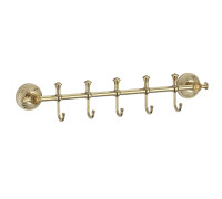 Планка с крючками Savol S-005875B, золото
