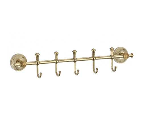 Планка с крючками Savol S-005875B, золото