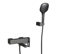 Смеситель для ванны GAPPO G3217-9, оружейная сталь