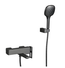 Смеситель для ванны GAPPO G3217-9, оружейная сталь