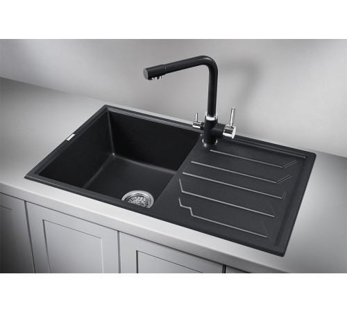Кухонная мойка Granula 8002, ЧЁРНЫЙ