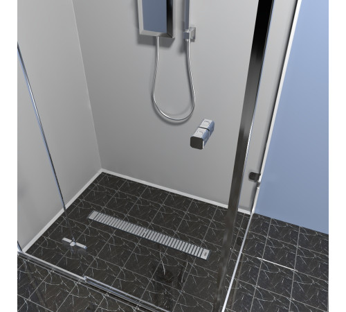 Душевой лоток TIMO Drain Protect DP20900-LG20900, сатин