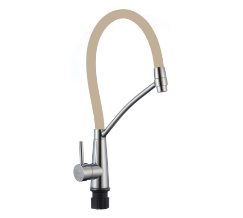 Смеситель для кухни с гибким изливом Fmark FS8255A-12, хром