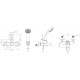 Смеситель для ванны Bravat Spring F679113C-B, хром