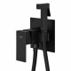 Гигиенический душ со смесителем FRAP F72802-6, черный
