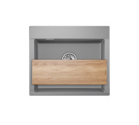 Кухонная мойка Granula 5804, АЛЮМИНИУМ
