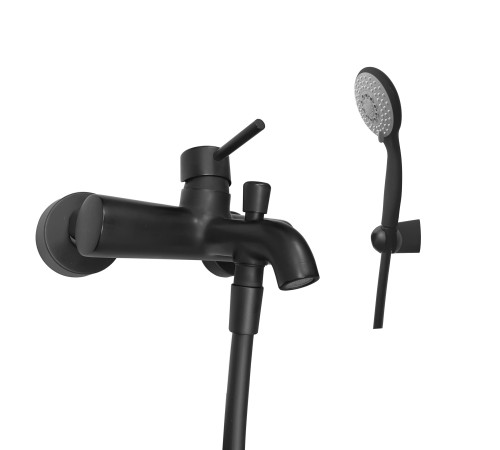 Смеситель для ванны Webert Elio EL850101560, черный