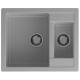 Кухонная мойка GranFest QUADRO 610K, серый