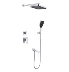 Душевая система встраиваемая Fmark FS8748-3A, хром