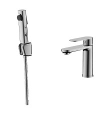 Смеситель для раковины с гигиеническим душем Maretti Флоренция FLG32RF70, хром