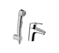 Смеситель для раковины с гигиеническим душем Bravat Drop-D F148162C-1, хром