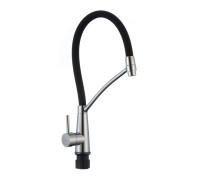 Смеситель для кухни с гибким изливом Fmark FS8255A-01, хром