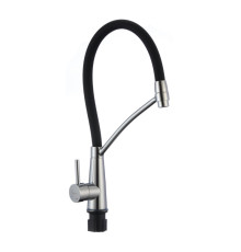 Смеситель для кухни с гибким изливом Fmark FS8255A-01, хром