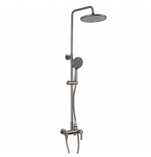 Душевая система FRAP F2488-9, оружейная сталь