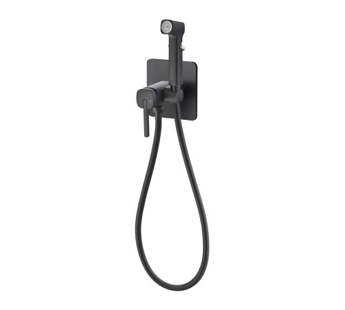 Гигиенический душ со смесителем Rose R245H, черный