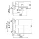 Смеситель для ванны FRAP F3291-26, черный