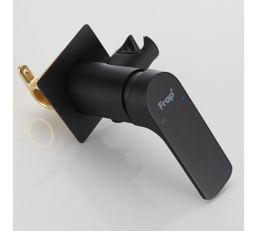 Гигиенический душ со смесителем FRAP F7586-26, черный