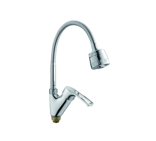 Смеситель для кухни с гибким изливом D-Lin D150422-T, хром